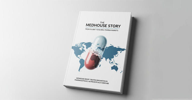 Medhouse Group’s headquarters in Gujrat, reflecting its commitment to innovation in pharmaceuticals, nutraceuticals, skincare, and veterinary health solutions